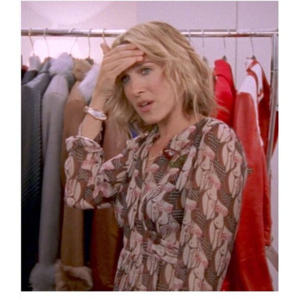 Prada 2001 Naked Lady Print Top - As seen on Carrie Bradshaw - Picture 2 of 8